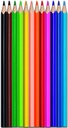 CRAYONS COULEUR MAPED 12PC METAL DECORS ASS 832037