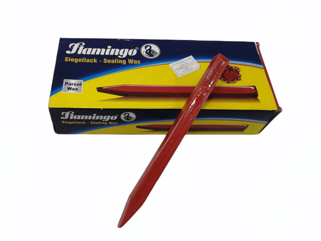 CIRE A CACHETER POUR COLIS FLAMINGO ROUGE XXXX0066