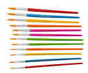 JEUX DE PINCEAUX TECHNO RONDS 12 PCS