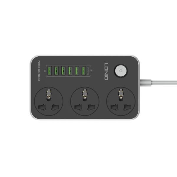 RALLONGE MULTIPRISE LDNIO 6 USB