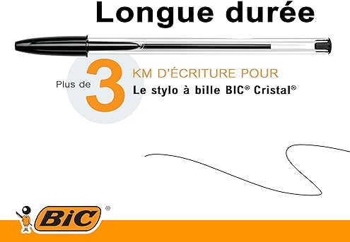 STYLO BIC CRISTAL 1296