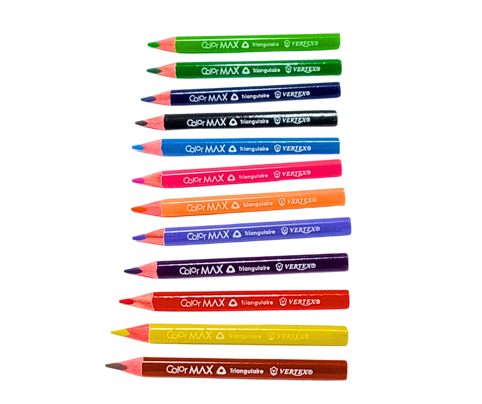 CRAYONS DE COULEUR COLOR MAX 12 GM EN TUBE 