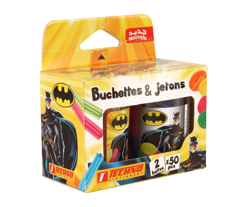 BUCHETTES ET JETONS EDUCATIFS TECHNO 9396