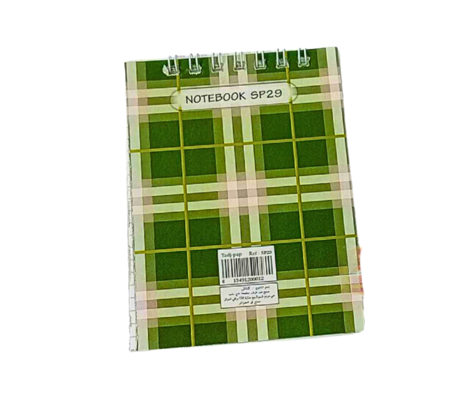PETIT CARNET SPIRAL TADJPAP