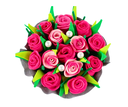 COUPONS FEUTRINE A4 160G ROSE 10 FEUILLES