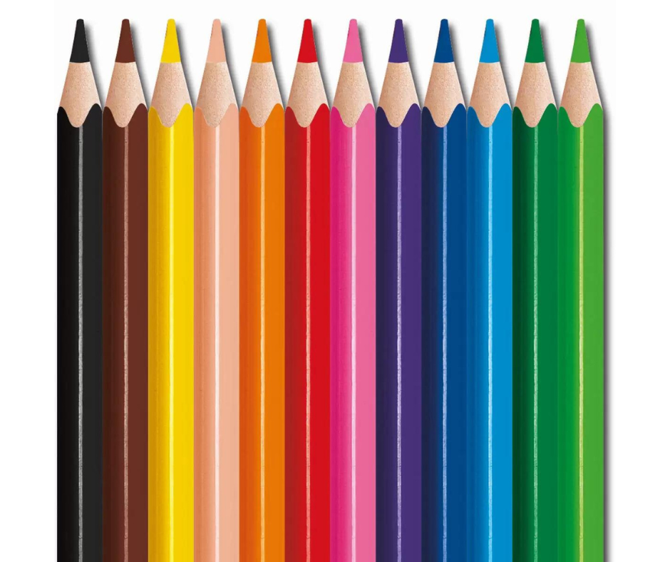 CRAYONS COULEUR MAPED 12 PIECES