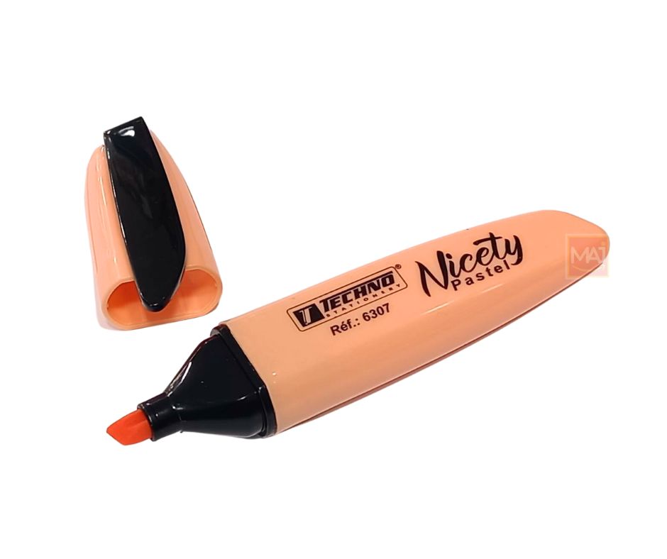 SURLIGNEUR TECHNO NECITY ORANGE PASTEL