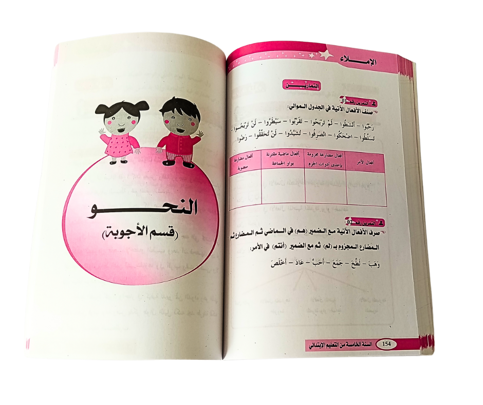 المواظب في اللغة العربية الخامسة ابتدائي