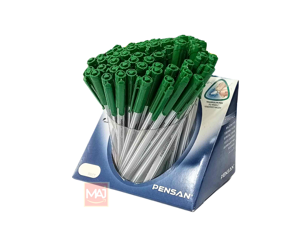 STYLO PENSAN TRIBALL VERT