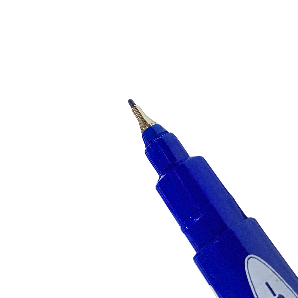 MARQUEUR PERMANENT BLEU TECHNO DOUBLE TETE