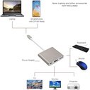 ADAPTATEUR TYPE C TO HDMI+USB 3.0+TYPE C 