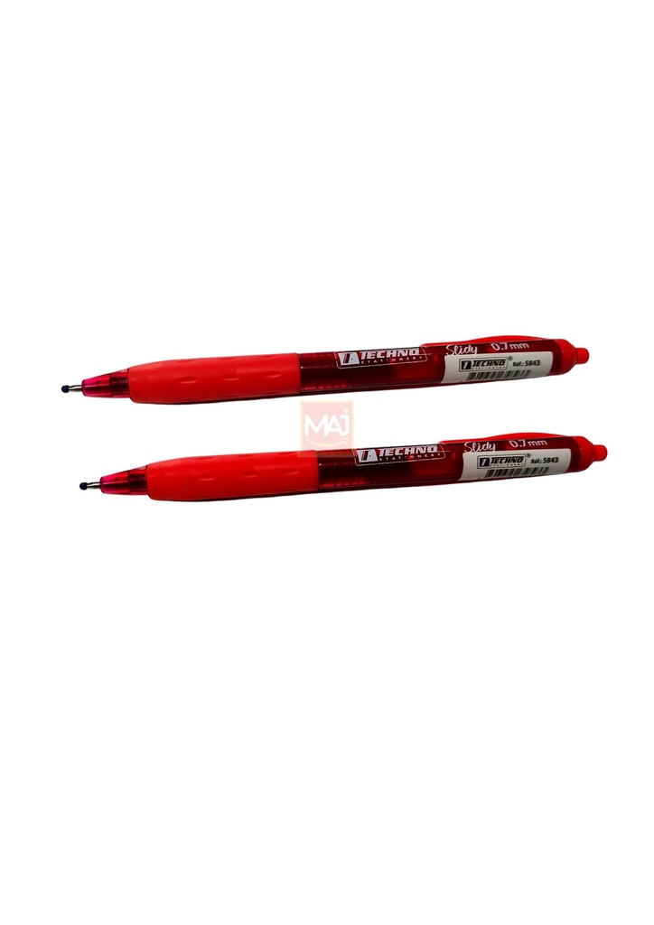 STYLO ENCRE GEL TECHNO RETRAC SLIDY ROUGE 5843