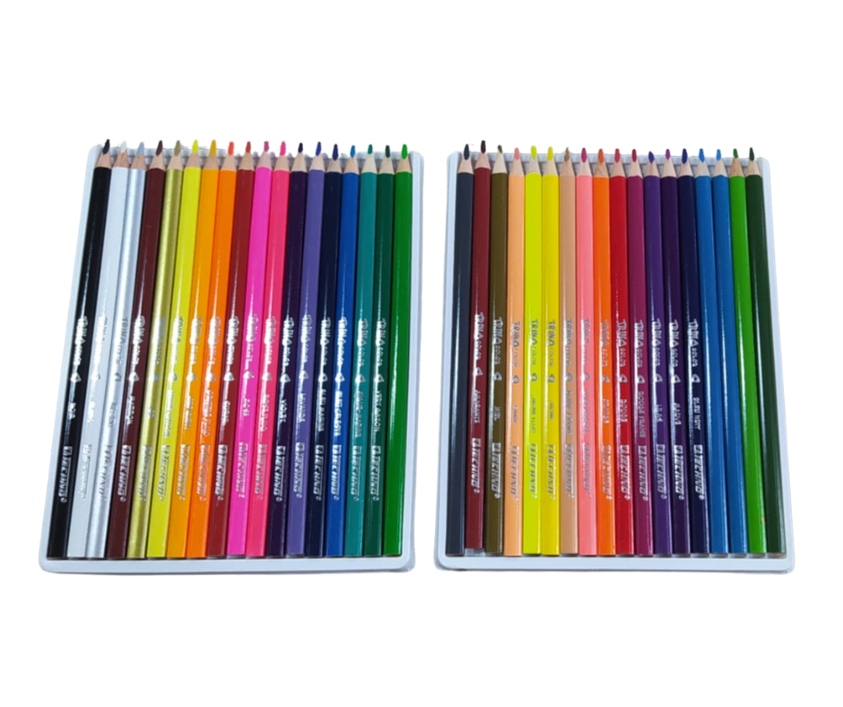 CRAYONS COULEURS TECHNO TRINO 48PCS 