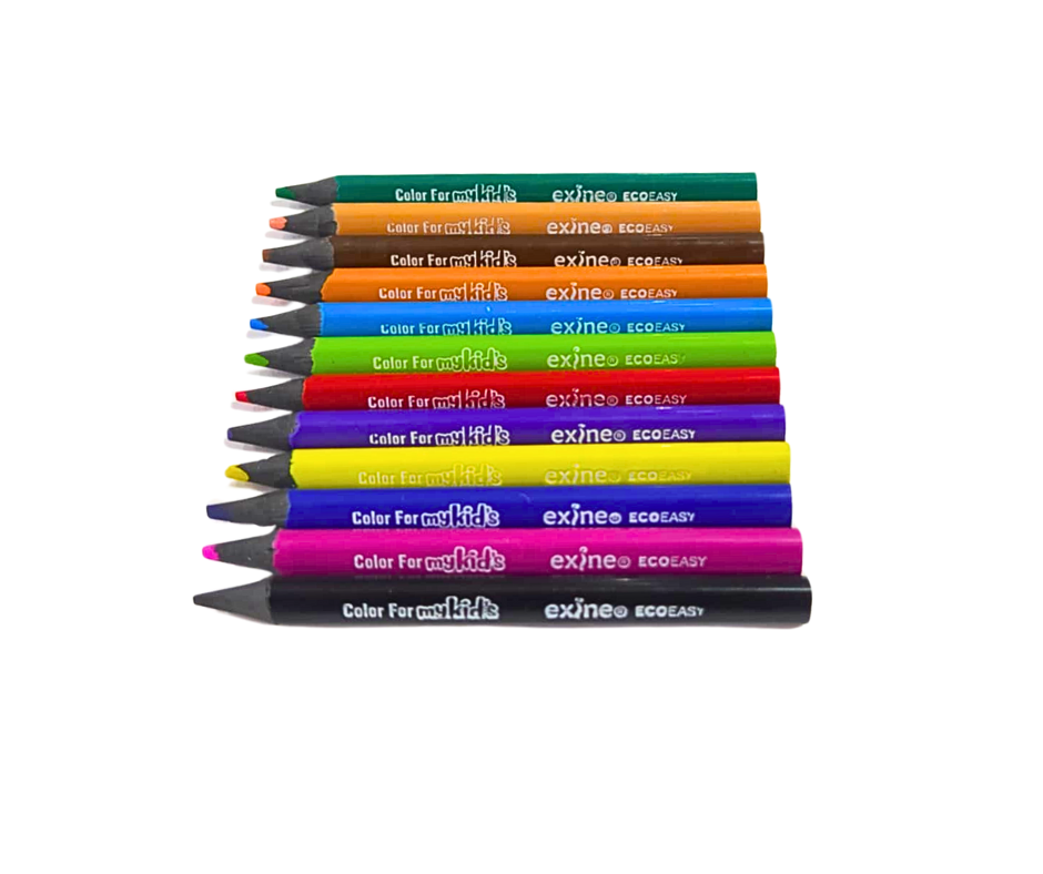 CRAYON COULEUR EXINE ECO EASY  BLACK 12PM IS01020