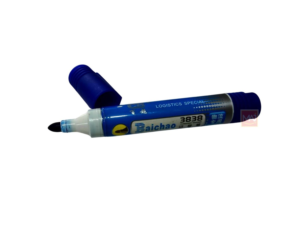 MARQUEUR PERMANENT BAICHAO BLEU 3838