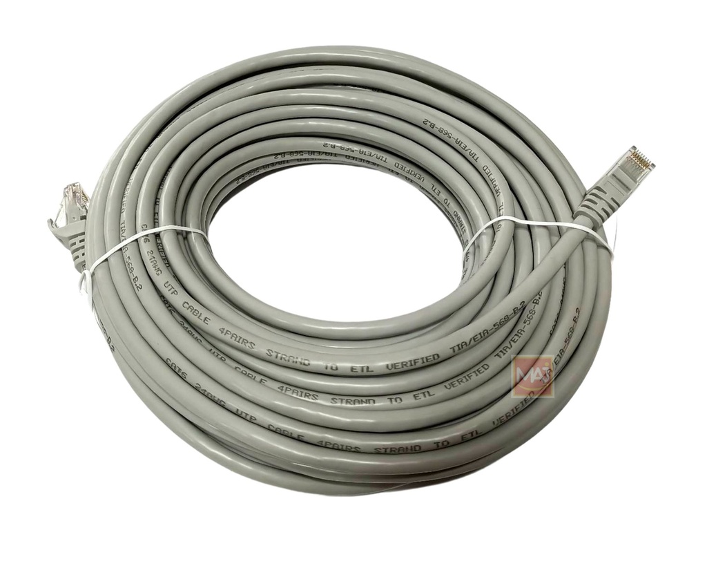 CABLE RESEAU CAT6 UTP 20M PCOM