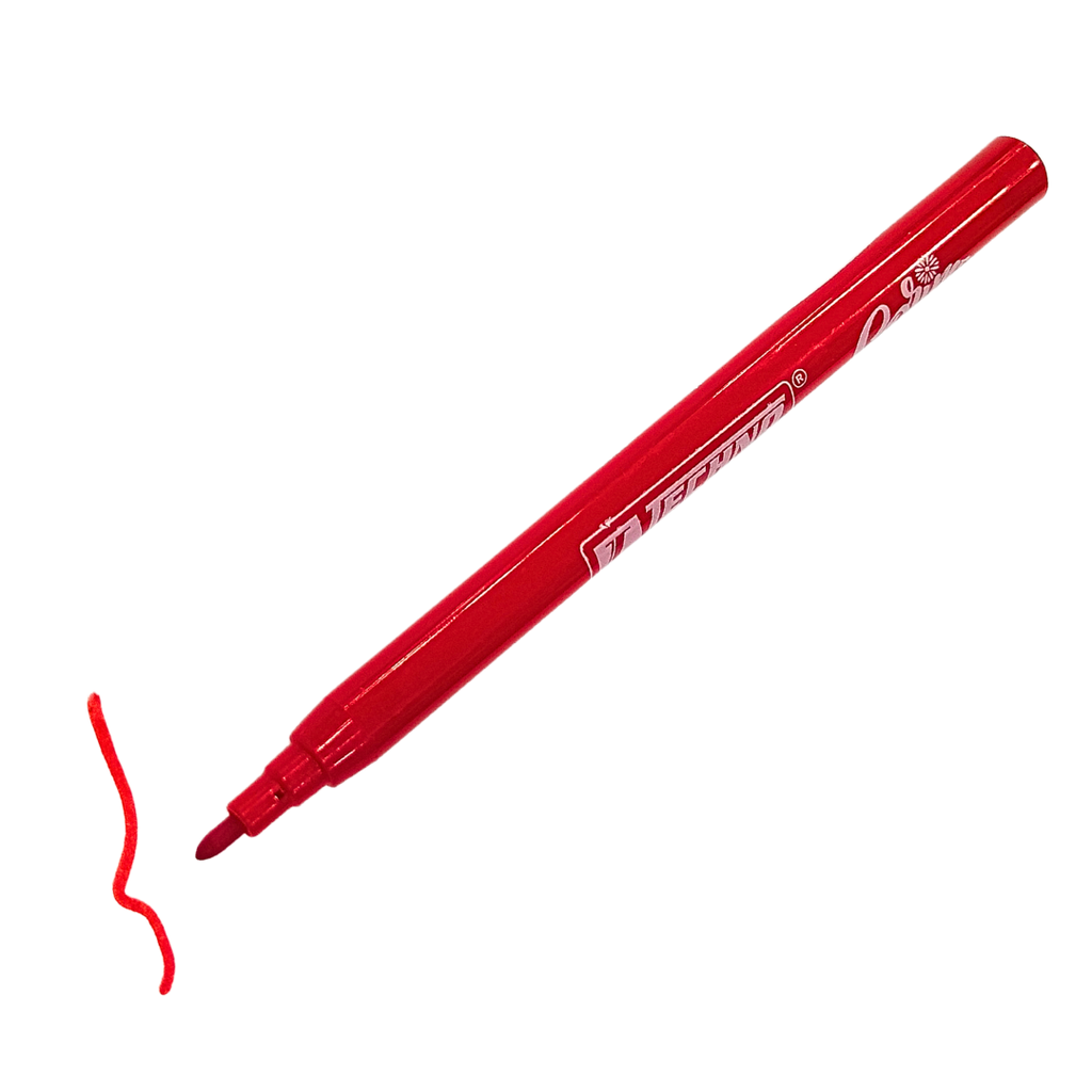 FEUTRE TECHNO POCHETTE DE 6 COULEURS TE6976