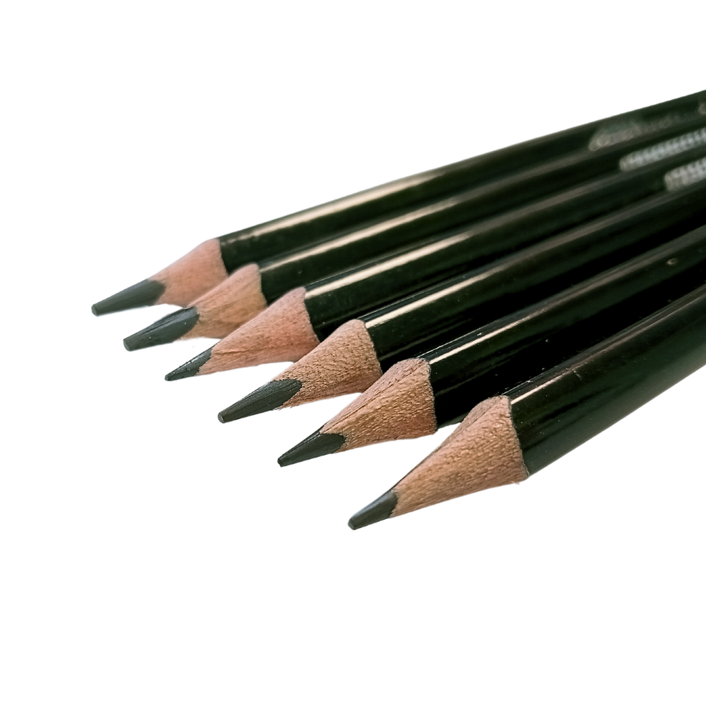 CRAYONS TECHNIQUE NOIR EN BOITE DE 6 PCS TE5740
