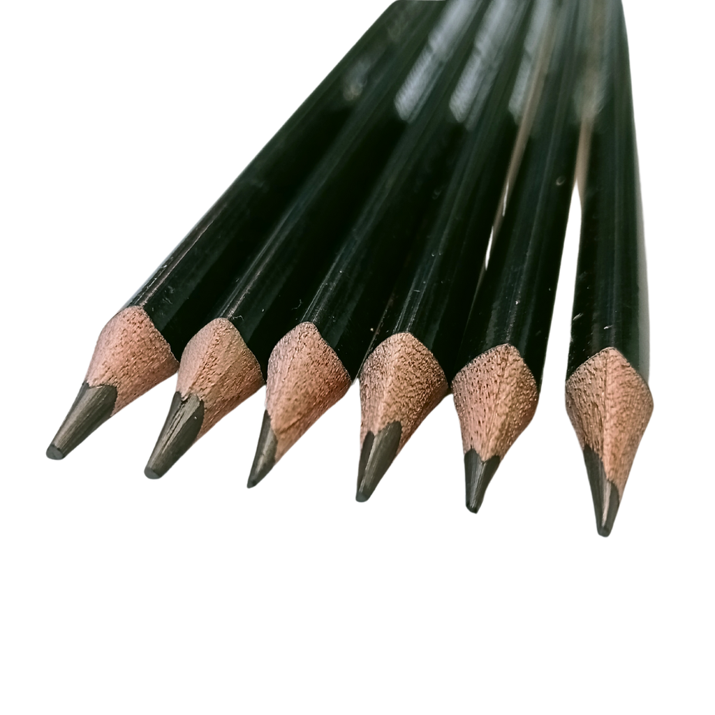 CRAYONS TECHNIQUE NOIR EN BOITE DE 6 PCS TE5740