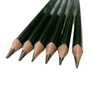 CRAYONS TECHNIQUE NOIR EN BOITE DE 6 PCS TE5740
