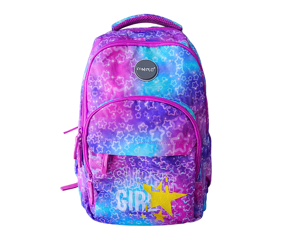 SAC A DOS CRISTAL 3 POCHES FILLES  3610