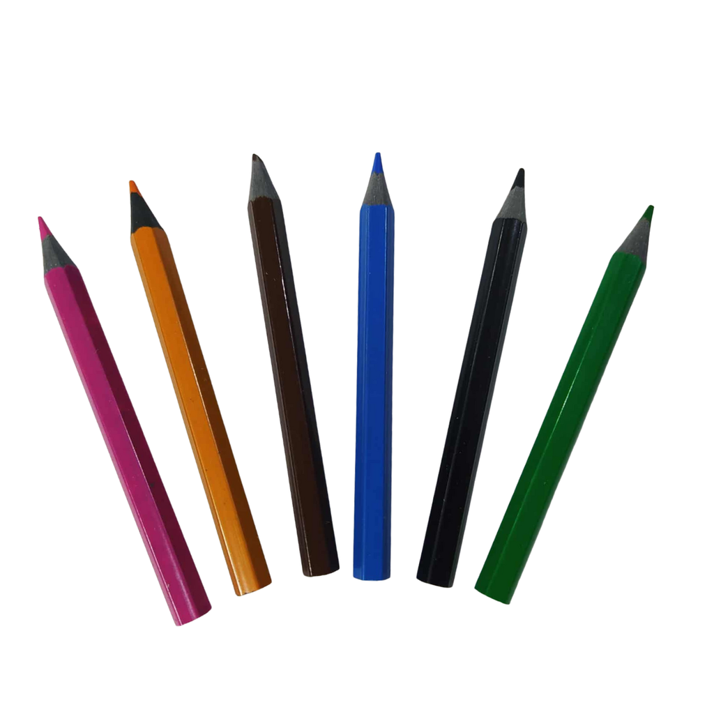 CRAYON DE COULEUR SBI 6PCS 
