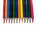 CRAYONS COULEURS EXINE EFFACABLE BOITE DE 12 PCS 