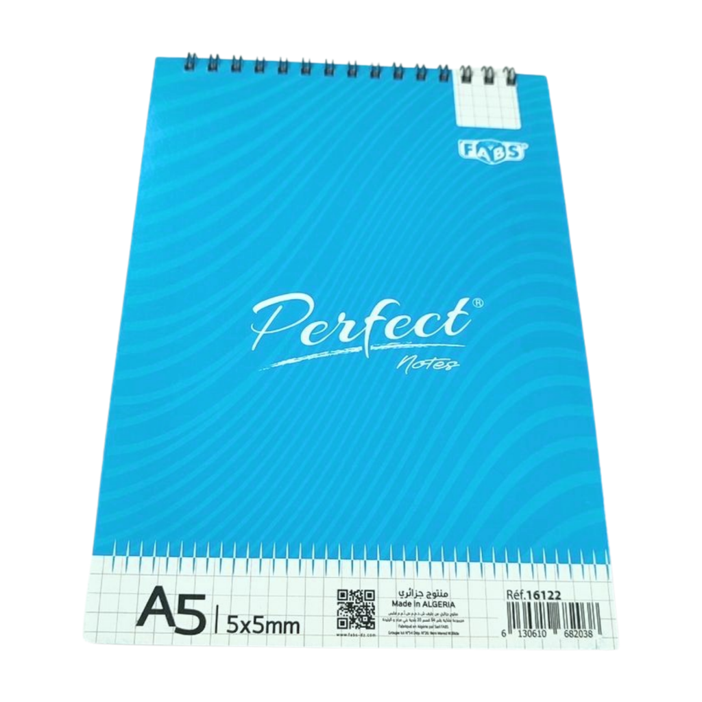 BLOC NOTE QUADRILLE A5 FABS 16122