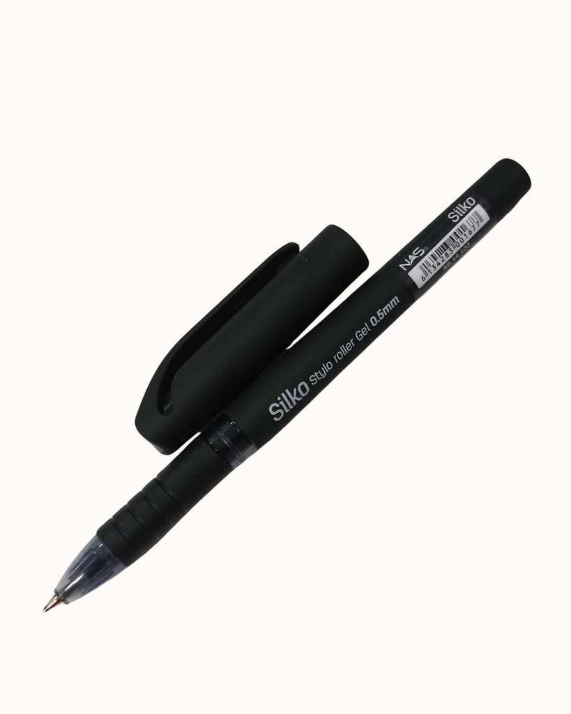 STYLO GEL SILKO 0,5 NOIR