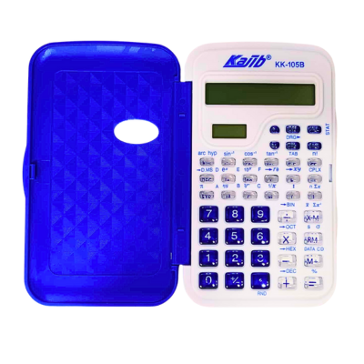 CALCULATRICE KAJIB 105B AA COULEUR BLEU 