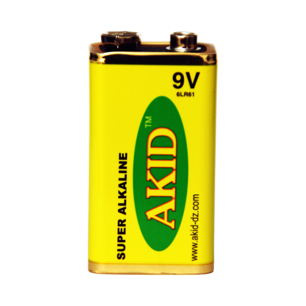 PILE AKID 9V SUPER ALKALINE 