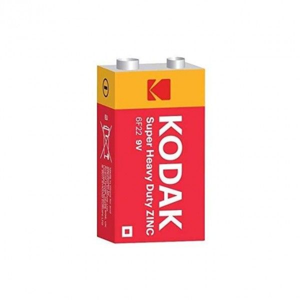 PILE KODAK 9V SUPER HEAVY DUTY ZINC