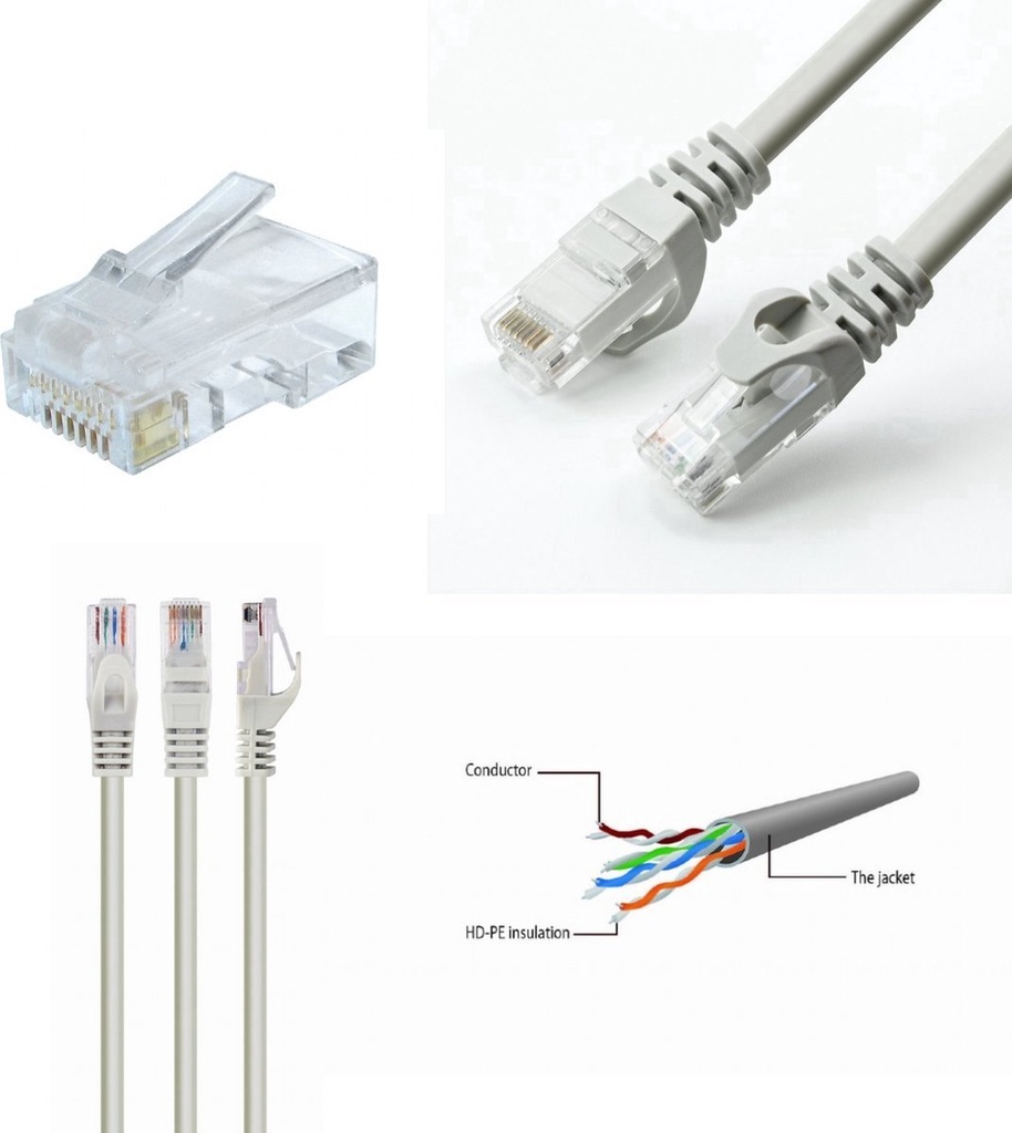 CABLE RESEAUX CAPSYS 3 METRES 
