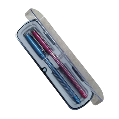 BOITE POUR STYLO VIDE AVEC AIMANT /2 STYLO 