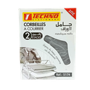 CORBEILLE A COURRIER TECHNO METALLIQUE 2 ETAGES TE5174