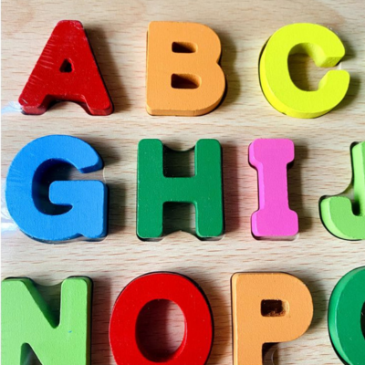 ALPHABET EN BOIS FRANCAIS 