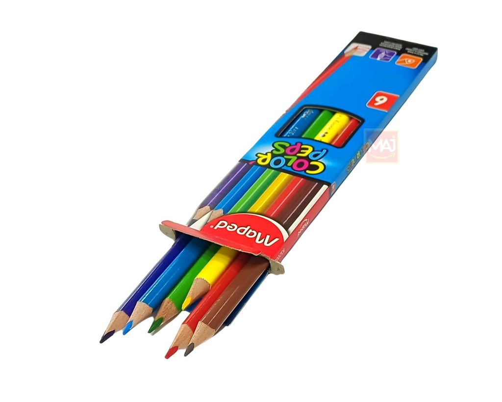 CRAYONS COULEUR MAPED 6PC GM