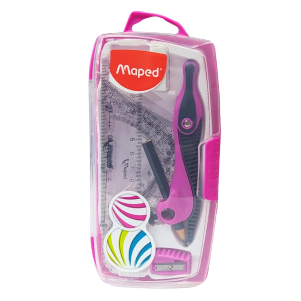 COMPAS+KIT DE TRAÇAGE MAPED 7PCS 519118
