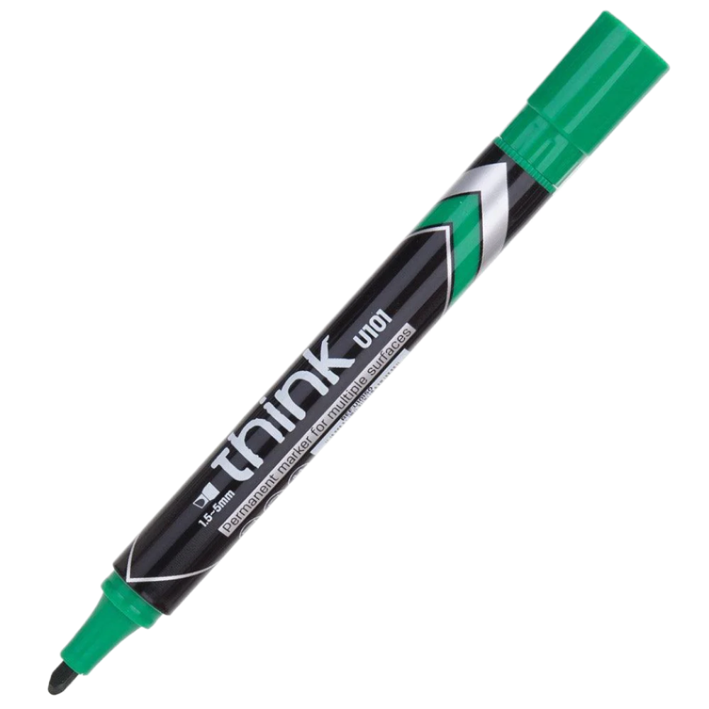 MARQUEUR PERMANENT VERT DELI U10150