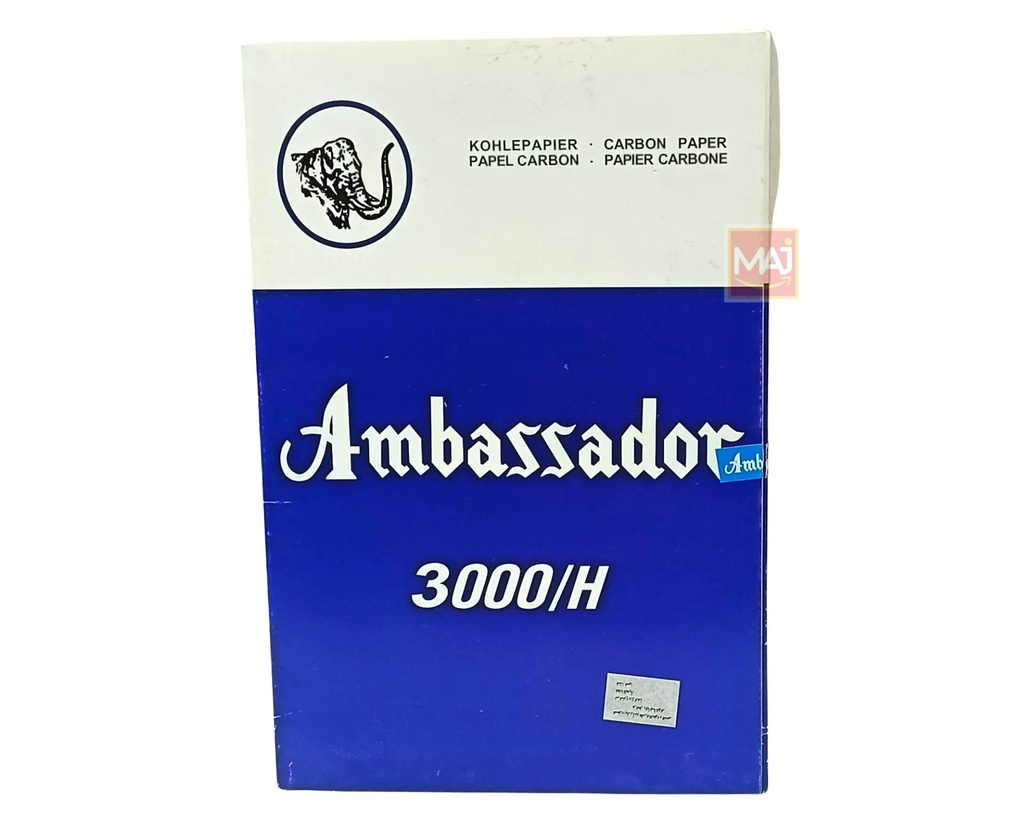 PAPIER CARBONE BLEU PAQUET 100 FEUILLES