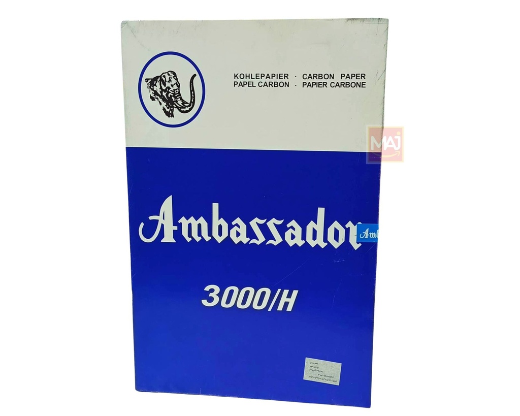 PAPIER CARBONE NOIR PAQUET 100 FEUILLES