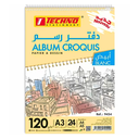 ALBUM CROQUIS TECHNO A3 120G 9454