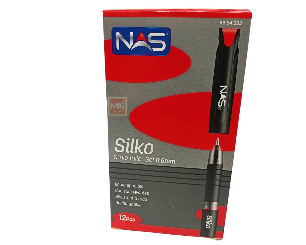 STYLO GEL SILKO 0,5 ROUGE