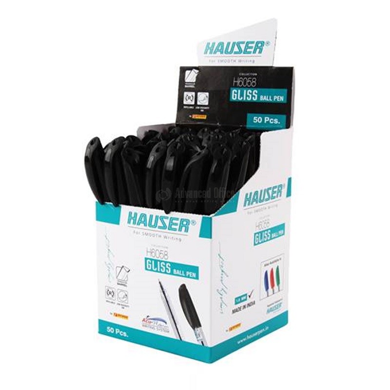 STYLO HAUSSER NOIR H6058N