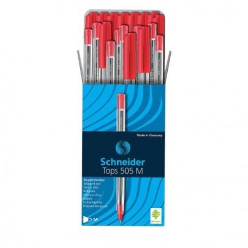 STYLO SCHNEIDER TOPS 505M ROUGE