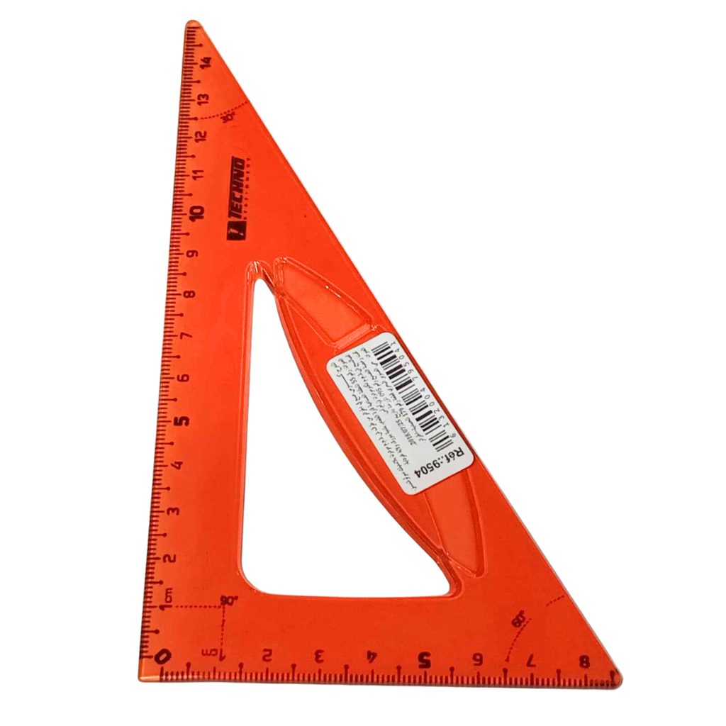 ÉQUERRE TECHNO 15CM 60°