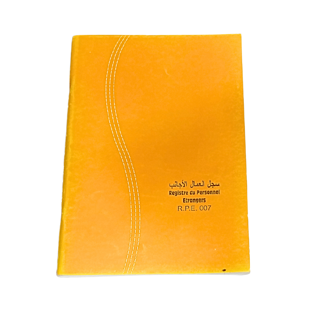 REGISTRE DU PERSONNEL ETRANGERS