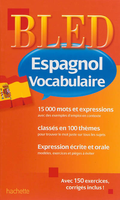 BLED ESPAGNOL VOCABULAIRE HACHETTE
