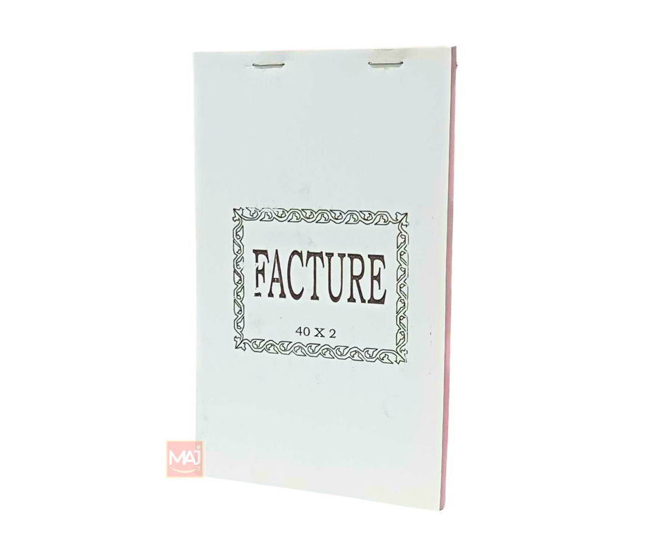 BON DE FACTURE A5 SIMPLE 40X2 
