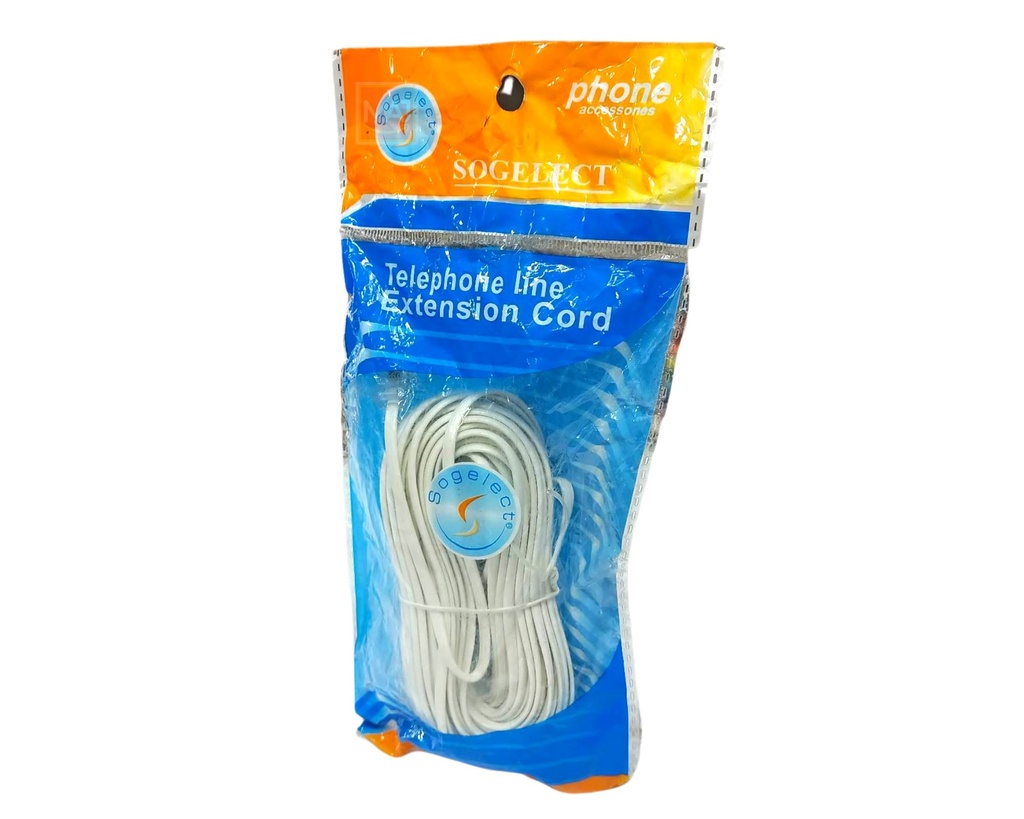 CABLE TELEPHONE SOGELECT RJ11 10M